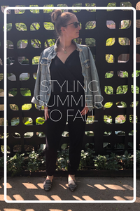 How to style our summer sale items for fall!